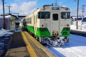 会津坂下駅 只見線 木造駅舎