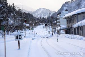 会津宮下駅 只見線 木造駅舎