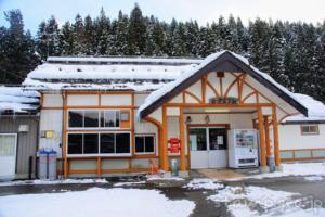 会津宮下駅 只見線 木造駅舎