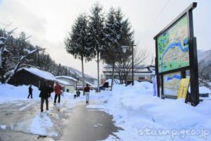 会津宮下駅　只見線　木造駅舎