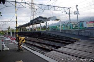 穂高駅 大糸線 木造駅舎
