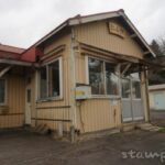 仁山駅（にやまえき）　駅スタンプなし　無人駅　木造駅舎　函館本線（砂原支線）　駅番号H69