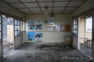仁山駅(にやまえき) 駅スタンプなし 無人駅 木造駅舎 函館本線(砂原支線) 駅番号H69