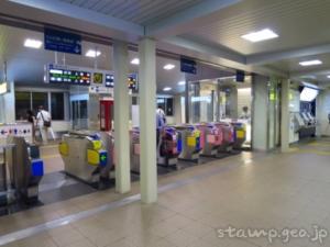 京成八幡駅（けいせいやわたえき）　駅スタンプ　京成本線　京成電鉄　駅番号KS16