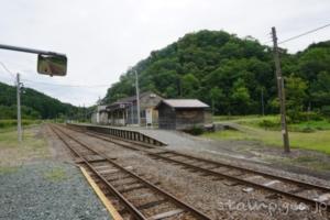 峠下駅　無人駅　木造駅舎　2023年3月31日をもって廃止　留萌本線