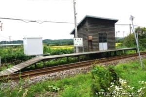 真布駅　留萌本線　無人駅（2023年3月31日をもって廃止）　駅スタンプなし