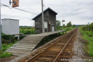 真布駅 留萌本線 無人駅(2023年3月31日をもって廃止) 駅スタンプなし