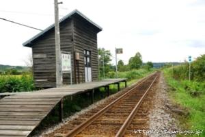 真布駅　留萌本線　無人駅（2023年3月31日をもって廃止）　駅スタンプなし