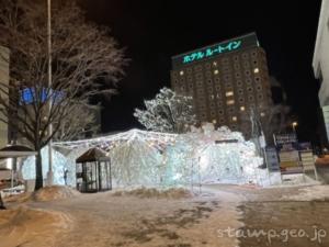 駅前のイルミネーション「トマイル」