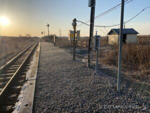 浜田浦駅　無人駅　駅スタンプなし　日高本線（2023年3月17日をもって廃止）　JR北海道