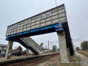 越後早川駅　無人駅　駅スタンプなし　羽越本線